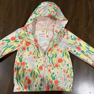 Cat & Jack Colorful Floral Raincoat